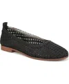 Blowfish Malibu Women's Bardot Closed Almond Toe Ballerina Flats In Black Faux Suede