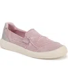 Blowfish Malibu Women's Beachfront Round Toe Slip On Sneakers In Violet Washed Canvas