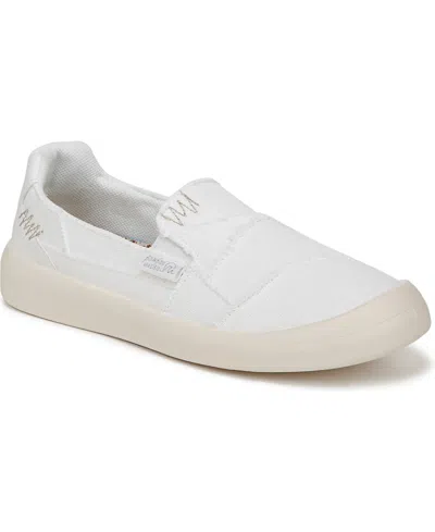 Blowfish Malibu Women's Beachfront Round Toe Slip On Sneakers In White Canvas