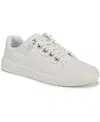 Blowfish Malibu Women's Super-smile Lace Up Platform Sneakers In White Lace Fabric