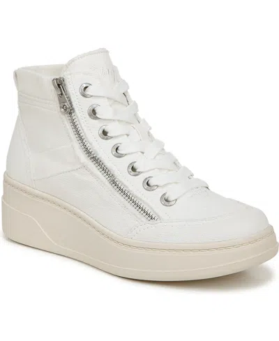 Blowfish Malibu Women's Camden Wedge High Top Sneakers In White Canvas