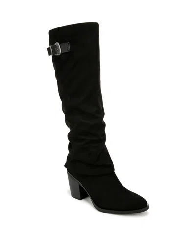 Blowfish Malibu Women's Carefree Knee-high Boots In Black Microfiber