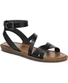 Blowfish Malibu Daffodil 2 Sandal In Black Faux Leather