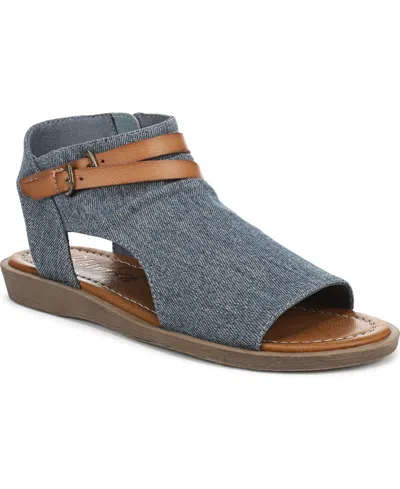 BLOWFISH MALIBU WOMEN'S DENVER STRAPPY LOW WEDGE SANDALS