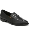 Blowfish Malibu Women's Harper Pointed-toe Flat Loafers In Black Pebbled Faux Leather