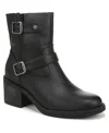 Blowfish Malibu Women's Maeve Round Toe Block Heel Rugged Short Boots In Black