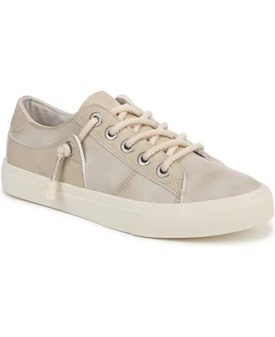 Blowfish Malibu Women's Martina Lace Up Platform Sneakers In Cream Faux Leather