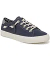 Blowfish Malibu Women's Martina Lace Up Platform Sneakers In Navy Twill Fabric