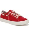 Blowfish Malibu Martina Slip-on Platform Sneaker In Pompeiian Red Canvas