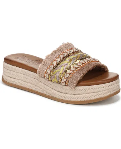 Blowfish Malibu Women's Miami Slide Platform Sandals In Brown Multi Woven