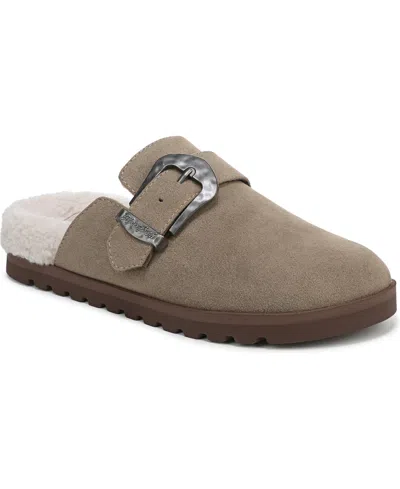 Blowfish Malibu Women's Sienna Cozy Round Toe Slip On Flat Clogs In Brown