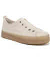 Blowfish Malibu Women's Super Play Slip On Platform Sneakers In Cream Canvas