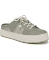 Blowfish Malibu Super Slide Platform Sneaker In Pistachio Green Twill Fabric