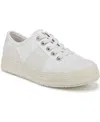 Blowfish Malibu Women's Super-smile Lace Up Platform Sneakers In White Lace Fabric