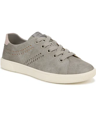 Blowfish Malibu Women's Tanner Low Profile Lace Up Sneakers In Grey Faux Leather