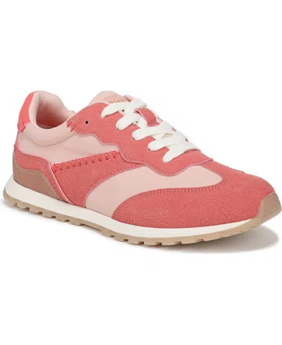 Blowfish Malibu Women's Valley Round Toe Lace Up Sneakers In Watermelon Faux Leather,fabric