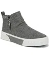 Blowfish Malibu Women's Walkabout Platform Sneaker Booties In Grey Flannel Fabric