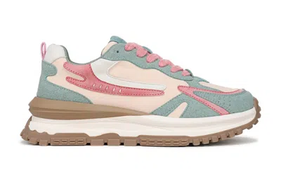 BLOWFISH MALIBU WOMENS WATERMELON RETRO LACE-UP SNEAKERS -LEO