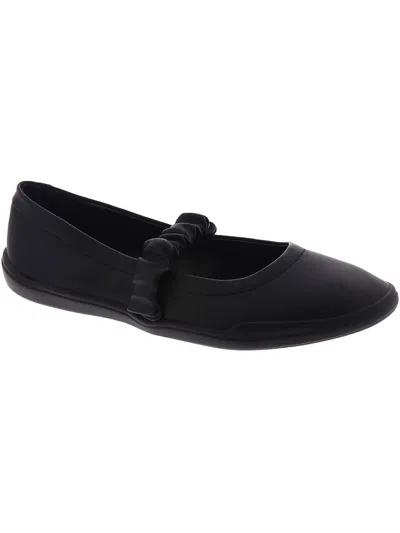 Blowfish Romeo Womens Comfort Insole Faux Leather Flat Shoes In Black