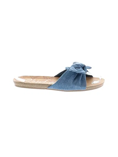 Pre-owned Blowfish Sandals In Blue