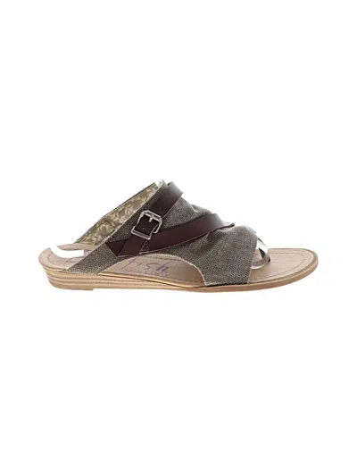 Pre-owned Blowfish Sandals In Gray