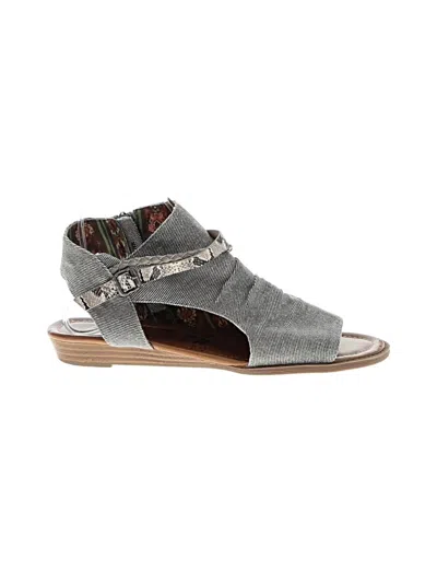 Pre-owned Blowfish Sandals In Gray