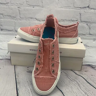 Blowfish Smoked Twill Sneaker In Dusty Pink Hipster In Multi