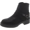 Blowfish Visit Womens Faux Lather Ankle Motorcycle Boots In Black
