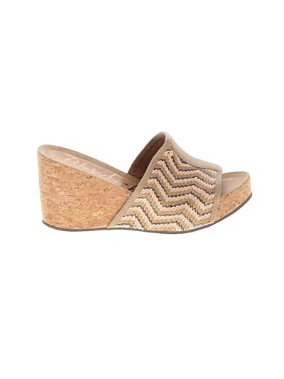 Pre-owned Blowfish Wedges In Tan