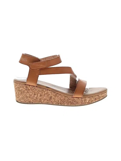 Pre-owned Blowfish Wedges In Tan