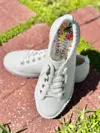 Blowfish Wistful Weave Sneaker In White In White