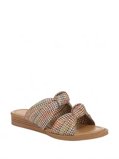 Blowfish Women's Ashland Slide Sandal In Multi In Brown