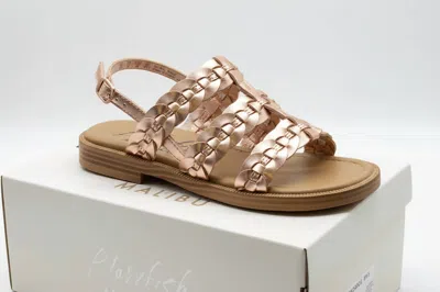 Blowfish Women's Awluv Flat Sandals In Rosegold In Brown