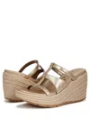 Blowfish Women's Bahia Rope Sandal In Gold In Gold