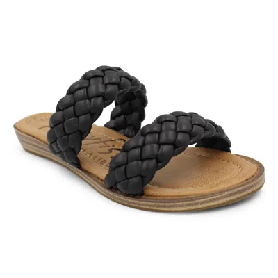 Blowfish Women's Bolley Braided Top Strap Sandals In Black