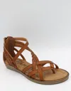 Blowfish Women's Brooke Sandal In Scotch Amazon Rawhide In Multi