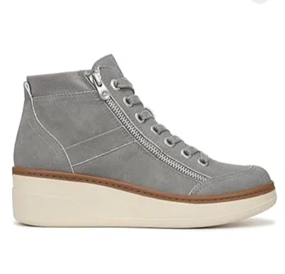 Blowfish Women Camden Wedge Sneaker Bootie In Mid Grey In Gray