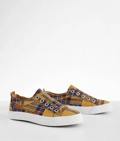 Blowfish Women's Campus Canvas Sneaker In Mustard In Yellow