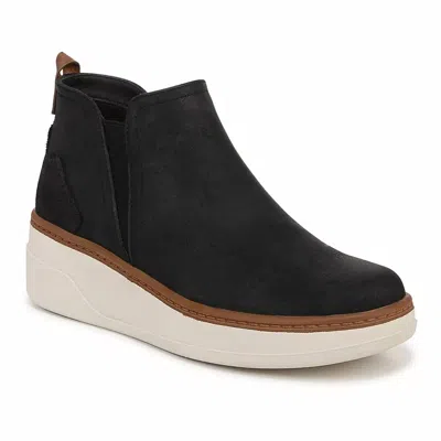 Blowfish Women's Charming Wedge Westside Twill Boot In Black