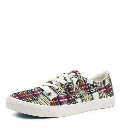 Blowfish Women's Fruit Sneakers In Cream Ivy League Plaid In Multi