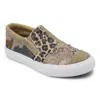 Blowfish Women's Maddox Sneaker In Natural Snake Print In Multi