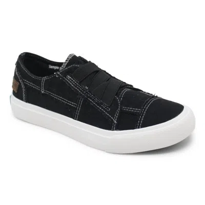 Blowfish Women's Marley Sneaker In Black Washed Canvas In Multi