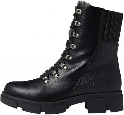 Blowfish Women's Missi Snow Boots In Black Tumbleweed Down Under Bunny In Multi