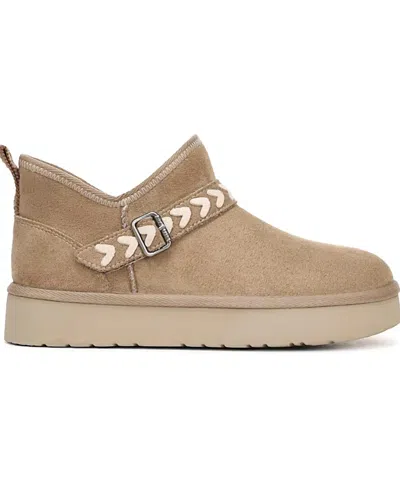 Blowfish Women's Mokolo Microsuede Cozy Boot In Taupe In Brown