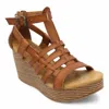 Blowfish Women's Piper Wedge Sandal In Scotch Dyecut In Multi