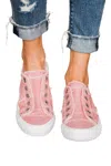 BLOWFISH WOMEN'S PLAY SNEAKERS IN DUSTY PINK