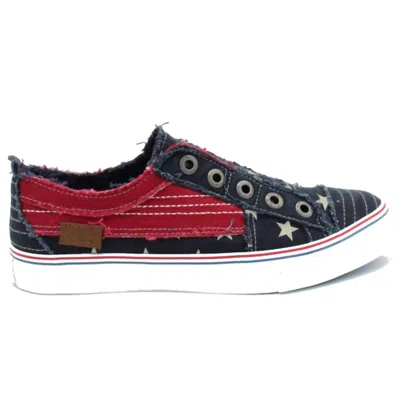 Blowfish Women's Play Sneakers In Navy/red In Multi