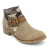Blowfish Women's Viten Ankle Boot In Taupe Saddlerock In Multi