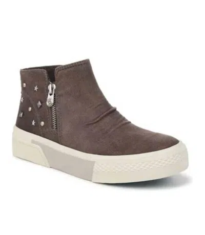 Blowfish Women's Wave Zip Shoe In Charcoal In Multi