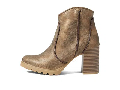 Blowfish Women's Waylon Fashion Boots In Bronze Roller Reptile Mocca Dyecut In Multi